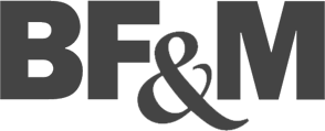 This is a logo for BF&M. This logo appears on the logo showcase for clients of AML Partners. AML Partners designs and implements the RegTechONE platform, AML software, KYC software, GRC software.