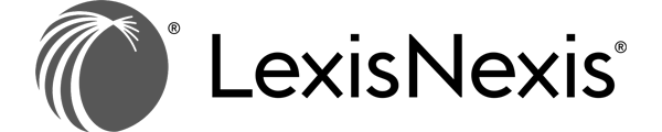 This is the logo for the company LexisNexis. The logo is on the website for AML Partners as part of the logo set for strategic partners or integration partners. AML Partners engages in strategic and integration partnerships with other vendors to provide the best AML software, KYC software, GRC software, and related services.