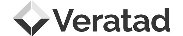 This is the logo for the company Veratad. The logo is on the website for AML Partners as part of the logo set for strategic partners or integration partners. AML Partners engages in strategic and integration partnerships with other vendors to provide the best AML software, KYC software, GRC software, and related services.